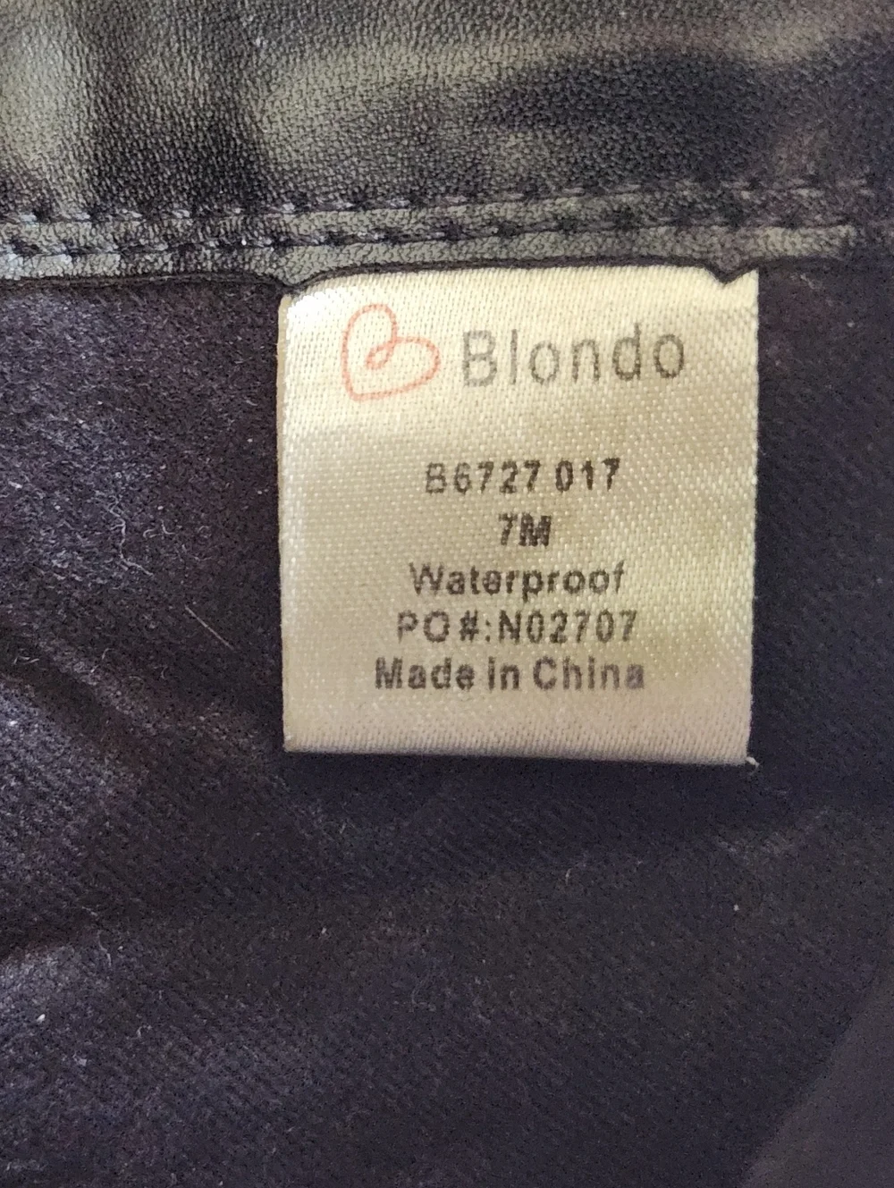 Blondo Leather Waterproof Black Buckle Strap Ankle Boots Women Size 7